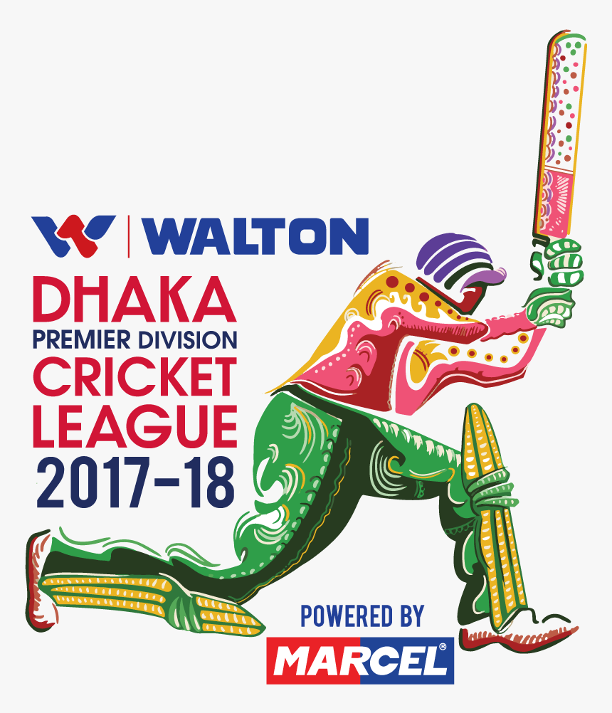 Tournament Logo Of Dhaka Premier Division Cricket League - Play Cricket For Free, HD Png Download, Free Download