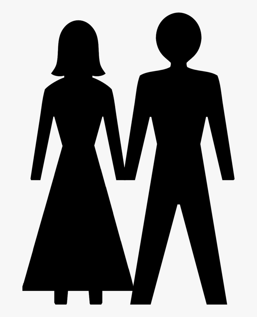 Man And Woman Stick Figure Png, Transparent Png, Free Download