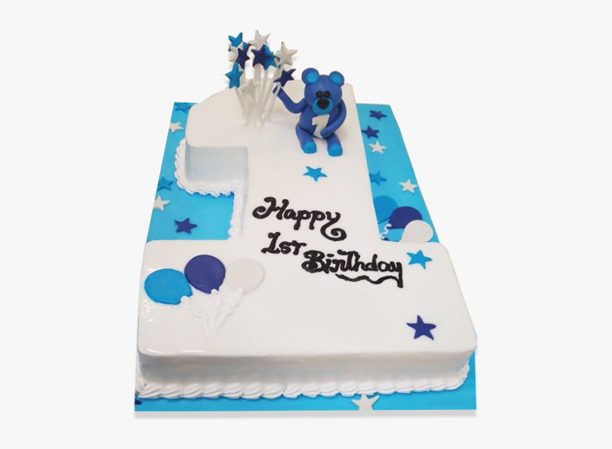 Boy 1st Birthday Cake Png, Transparent Png, Free Download