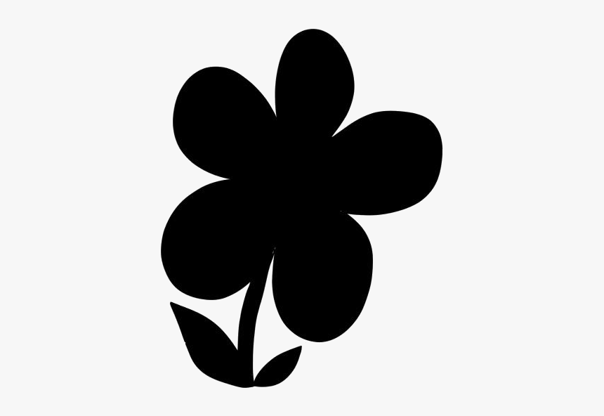 Black And White Flower Png Transparent Images - Illustration, Png Download, Free Download