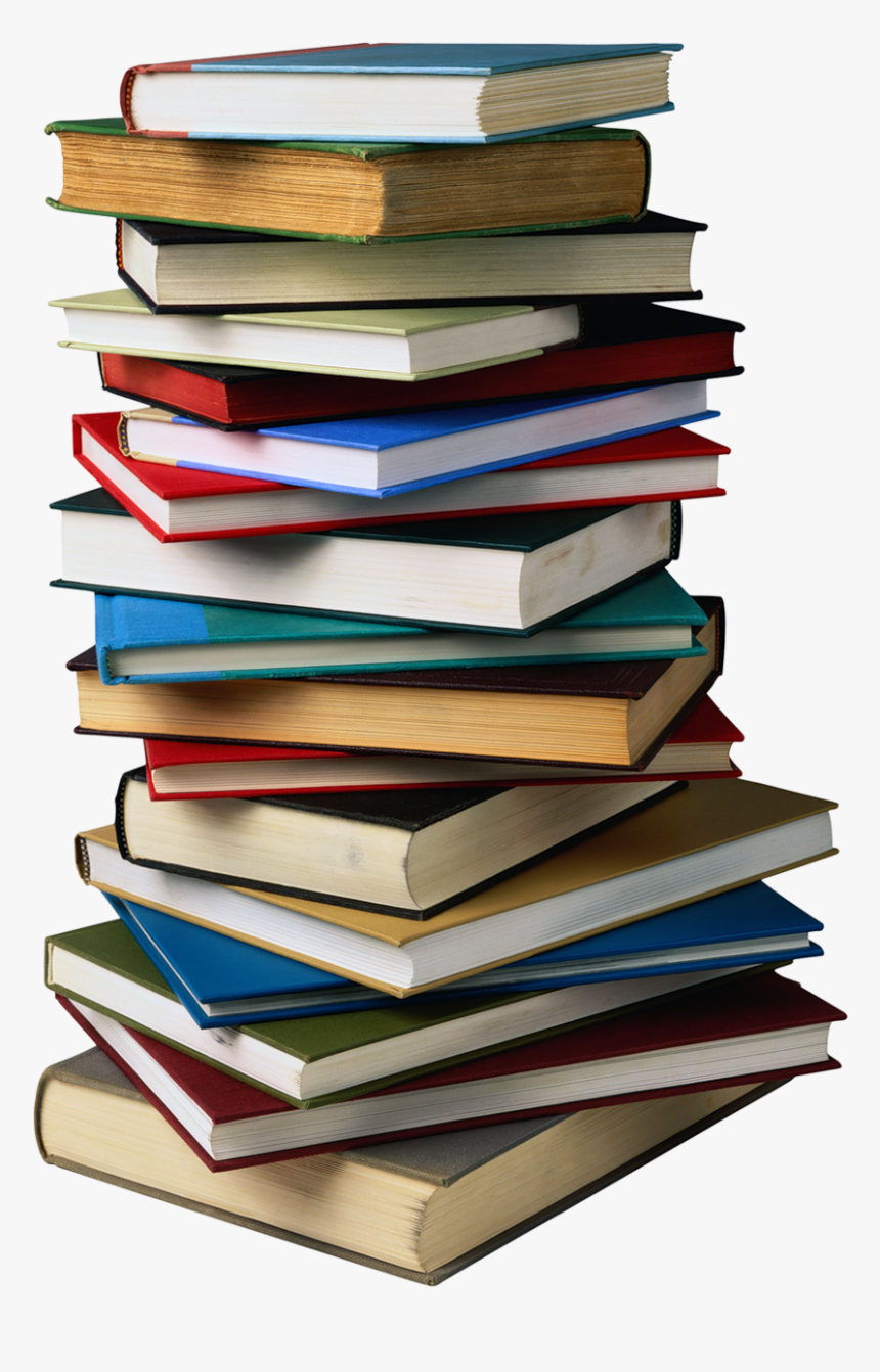 Book Library Stack Bellaire City Library Central Library - Transparent Background Stack Of Books, HD Png Download, Free Download