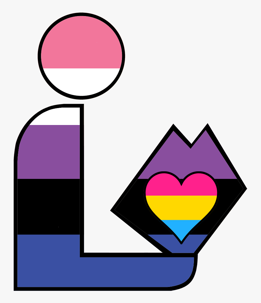 Genderfluid Pansexual Library Logo, HD Png Download, Free Download