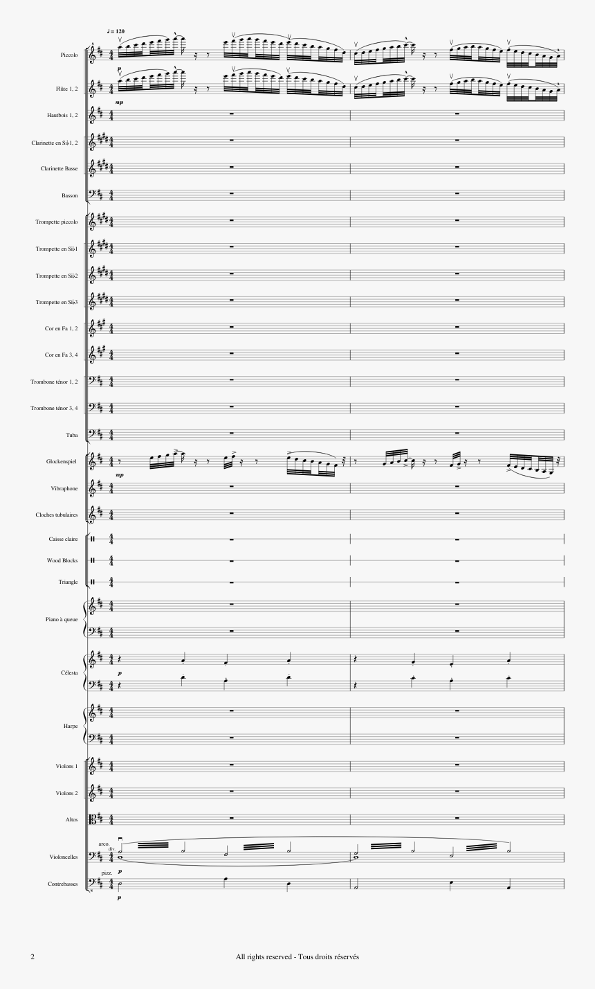 Best Wishes For A Happy Christmas Meilleurs Voeux Pour - Sheet Music, HD Png Download, Free Download