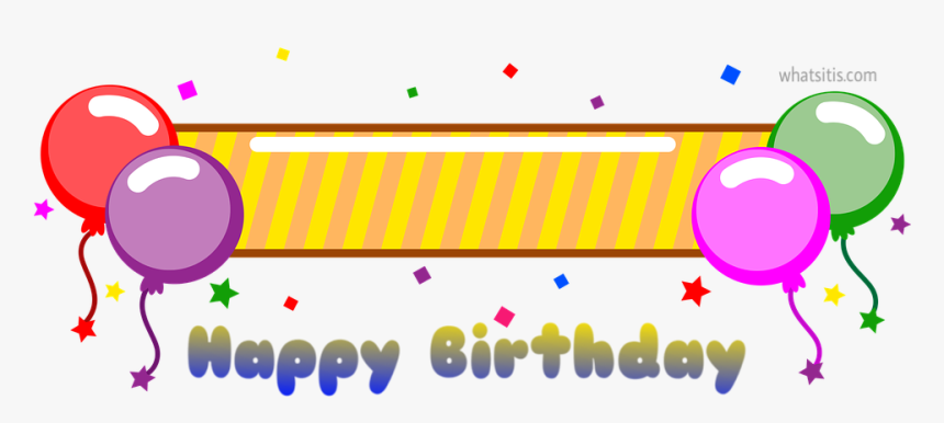 Heart Touching Birthday Wishes For Best Friend In English - Transparent Happy Birthday Banner, HD Png Download, Free Download