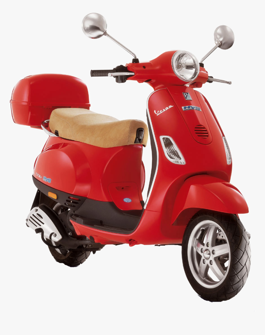 Scooter Png Image - Vespa Lx 50 Red, Transparent Png, Free Download