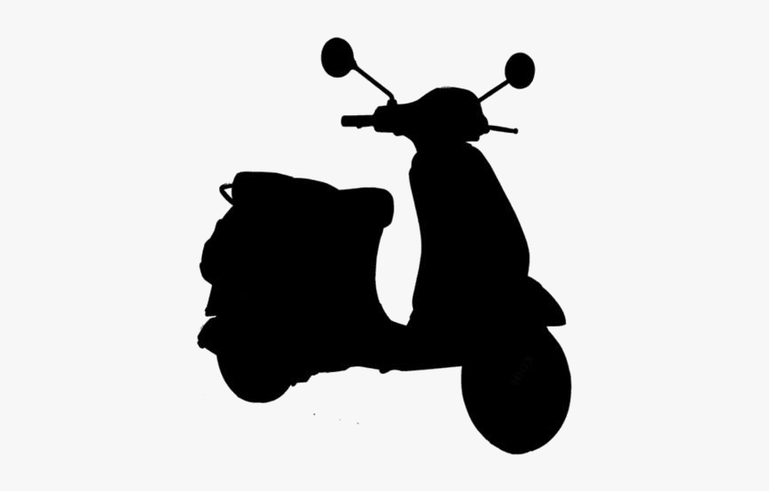 Two Wheeler Png Transparent Images - Two Wheelerpng Image Black And White, Png Download, Free Download