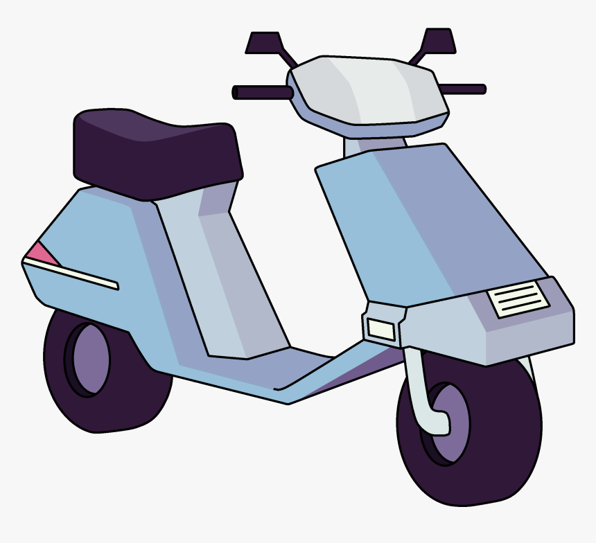 Scooter Clipart Blue Object - Steven Universe Scooter, HD Png Download, Free Download