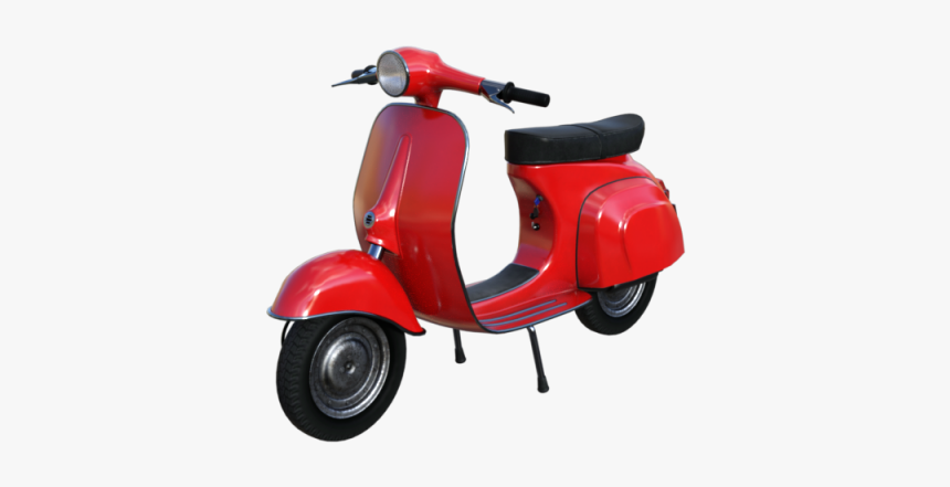Scooter Clipart Red Scooter - Scooter Psd, HD Png Download, Free Download