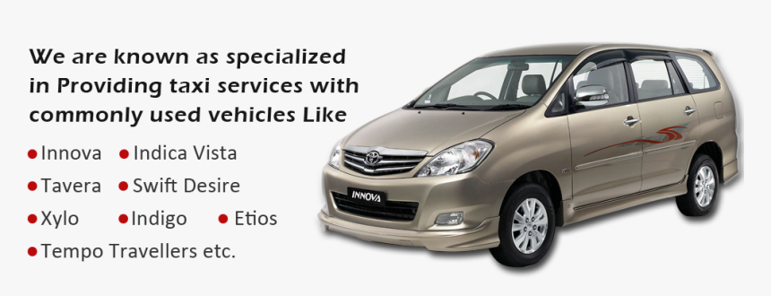 Amritsar Cab Service, Car Rental Company In Punjab, - Innova Car 2007 Model, HD Png Download, Free Download