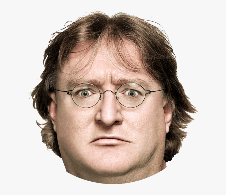 Gaben Serious Stare - Gabe Newell, HD Png Download, Free Download