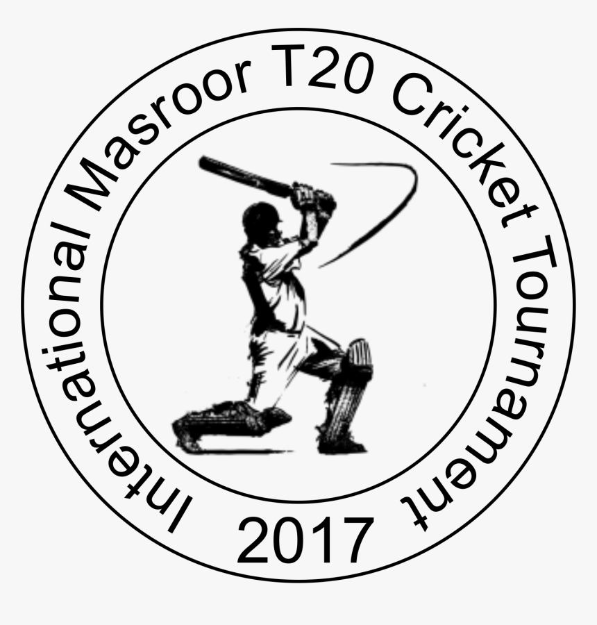 Match Drawing Cricket - Cricket Turnament Logo Black And White, HD Png Download, Free Download