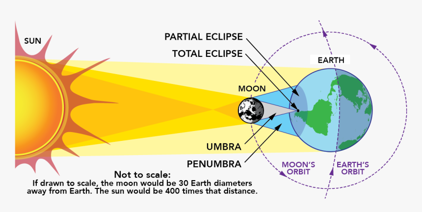 Total Solar Eclipse Diagram, HD Png Download, Free Download