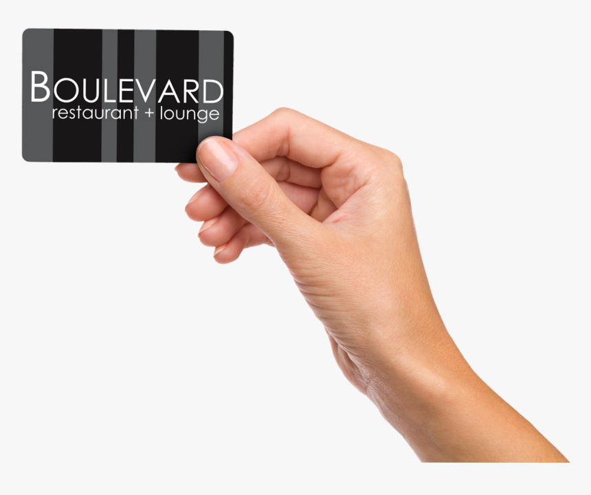 Hand Holding Gift Card - Hand Holding Card Png, Transparent Png, Free Download