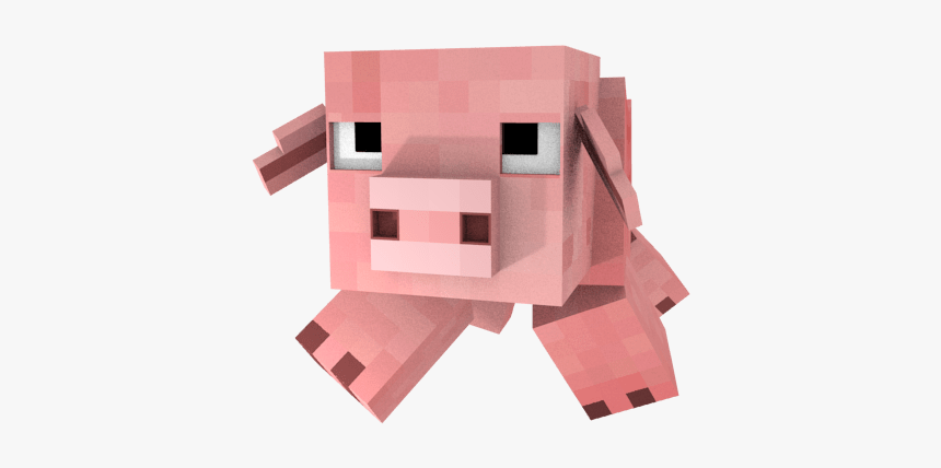 Minecraft Pig Front View - Render De Minecraft Mobs, HD Png Download, Free Download