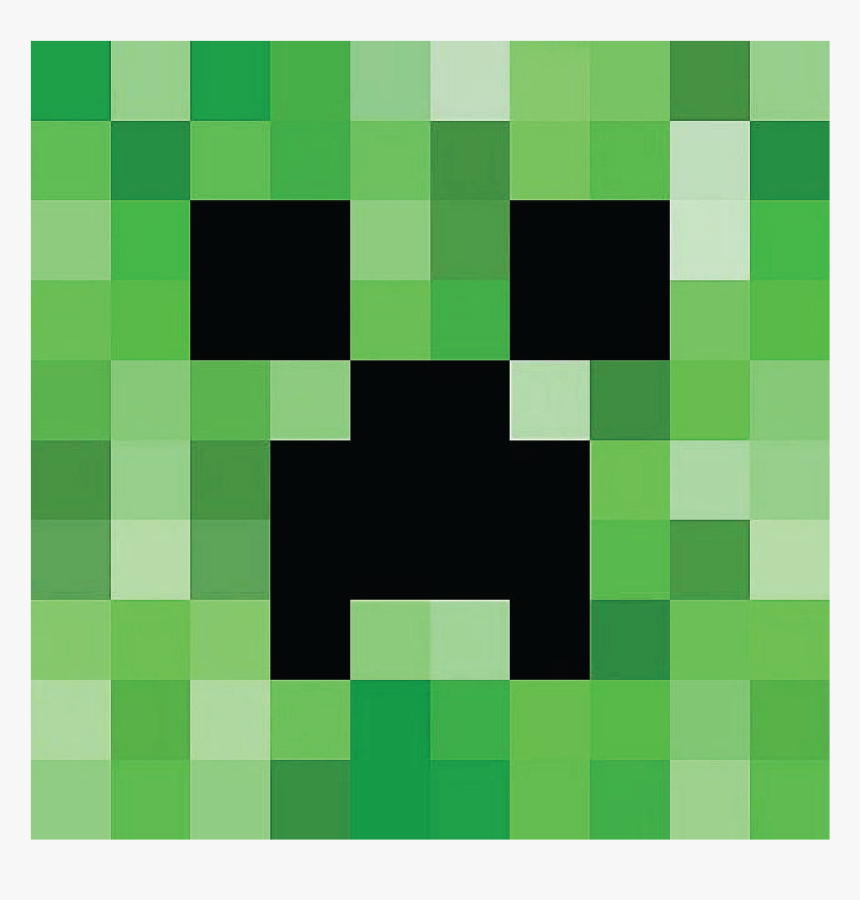 Minecraft Creeper Face Hd Png Download Kindpng
