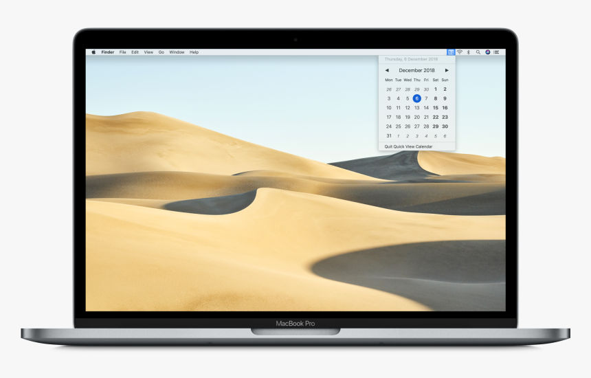 Quick View Calendar On A Macbook Pro - Tablet Computer, HD Png Download, Free Download