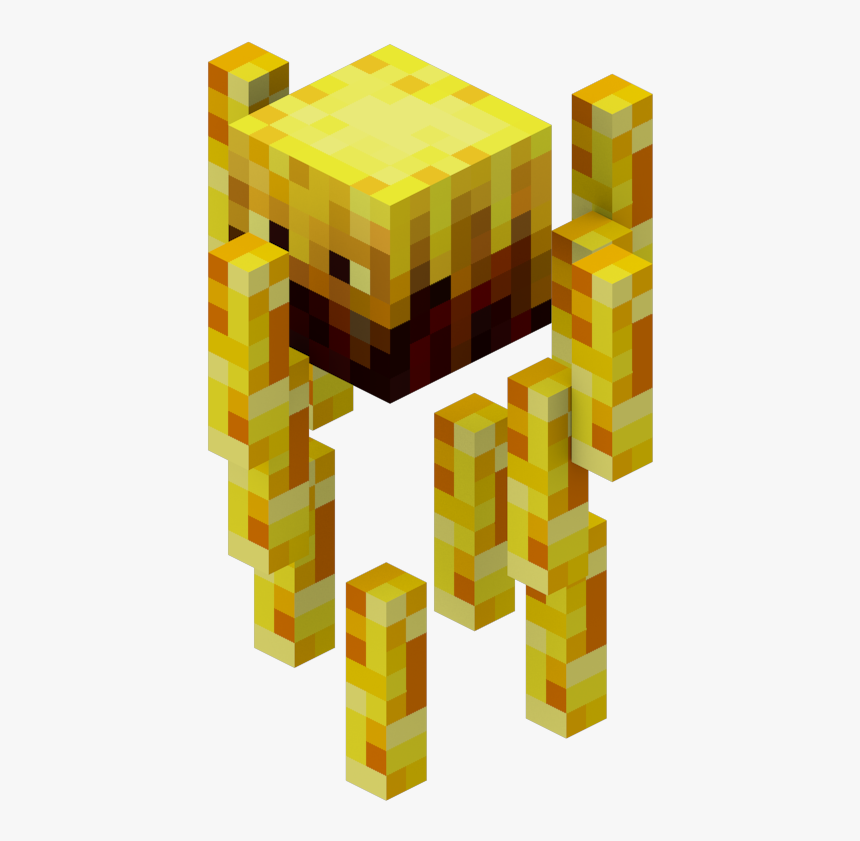 High Quality Blaze Minecraft Blank Meme Template Minecraft Blaze Pixel Art Hd Png Download Kindpng