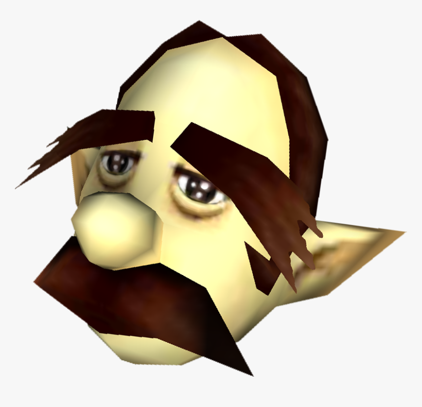 Mm3d Troupe Leader"s Mask - Zelda Circus Leader Mask, HD Png Download, Free Download