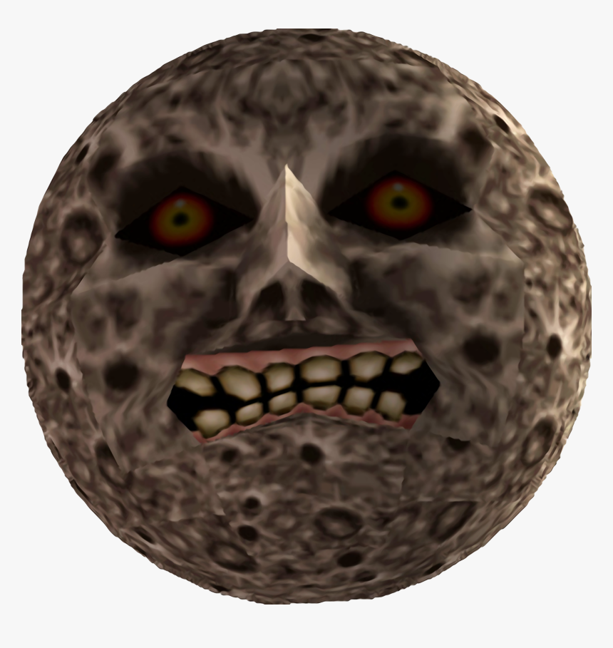 Moon From Majoras Mask Render - Majora's Mask Moon Png, Transparent Png, Free Download