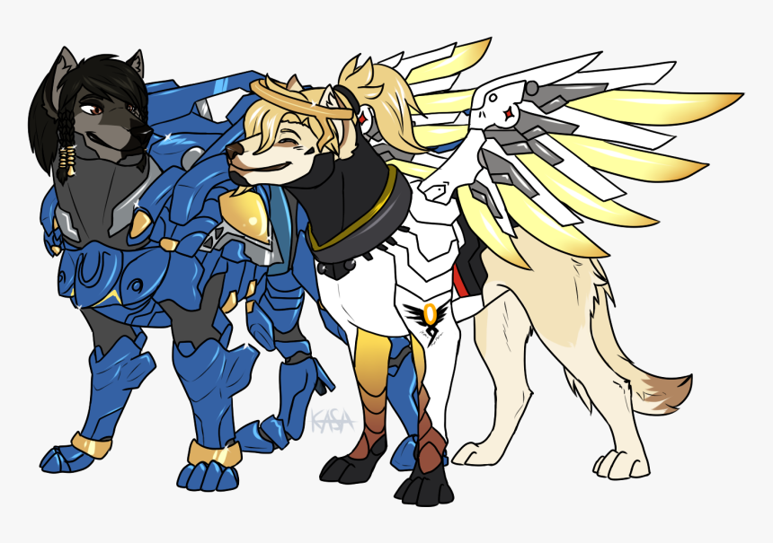Pharah And Mercy - Mercy Pharah, HD Png Download, Free Download