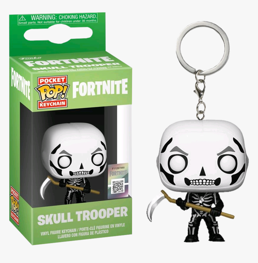 Skull Trooper Pocket Pop Vinyl Keychain - Skull Trooper Funko Pop Keychain, HD Png Download, Free Download