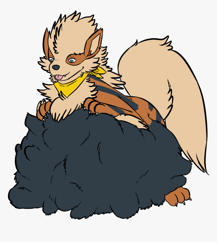 Pyro The Hungry, Lazy Arcanine - Cartoon, HD Png Download, Free Download