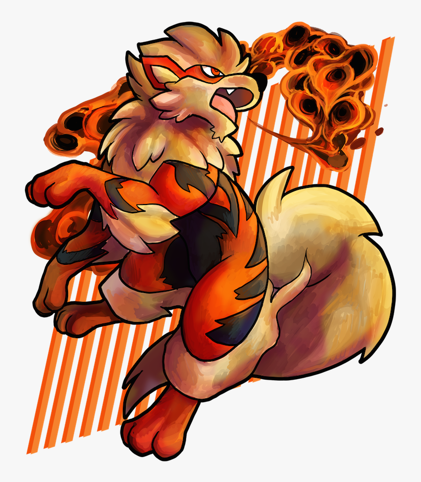 Arcanine - Illustration, HD Png Download, Free Download