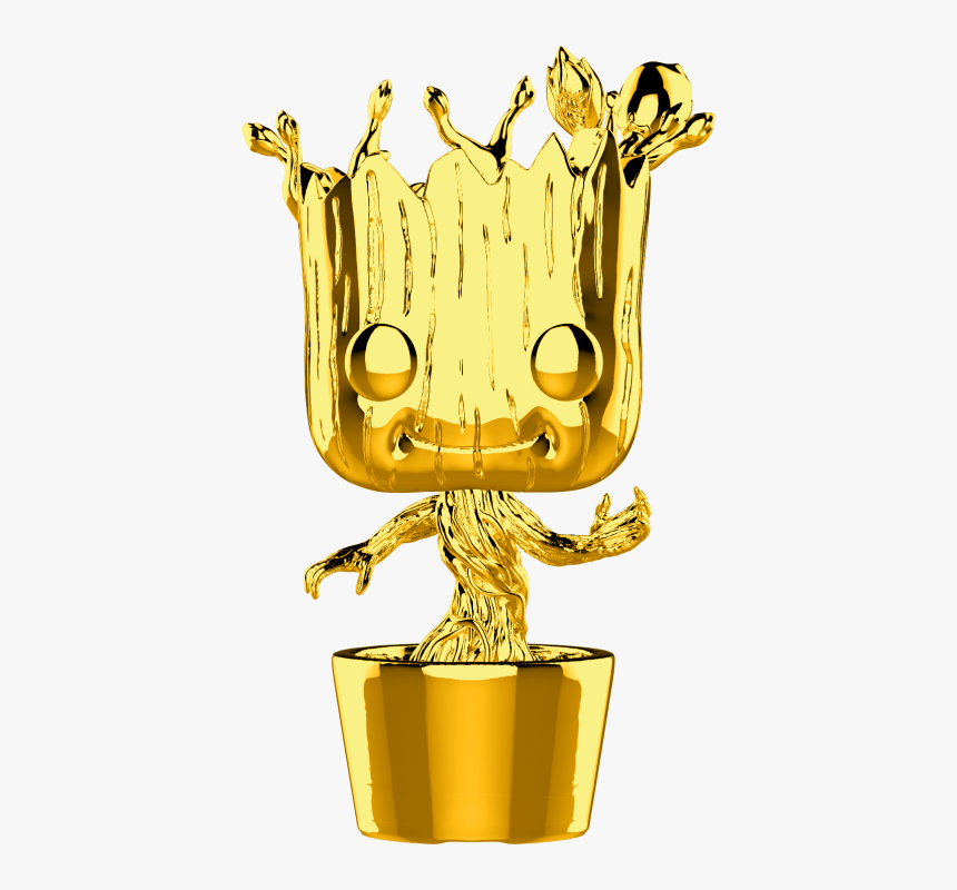 Fortnite Skull Trooper - Gold Groot Funko Pop, HD Png Download, Free Download