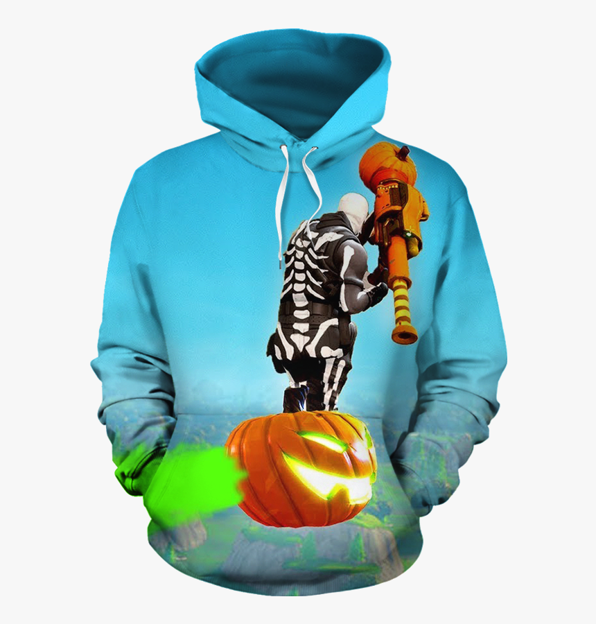 Fortnite Skull Trooper 3d Hoodie Us/eu Xxs Fullprinted - Dragon Ball Super Future Trunks Cosplay, HD Png Download, Free Download