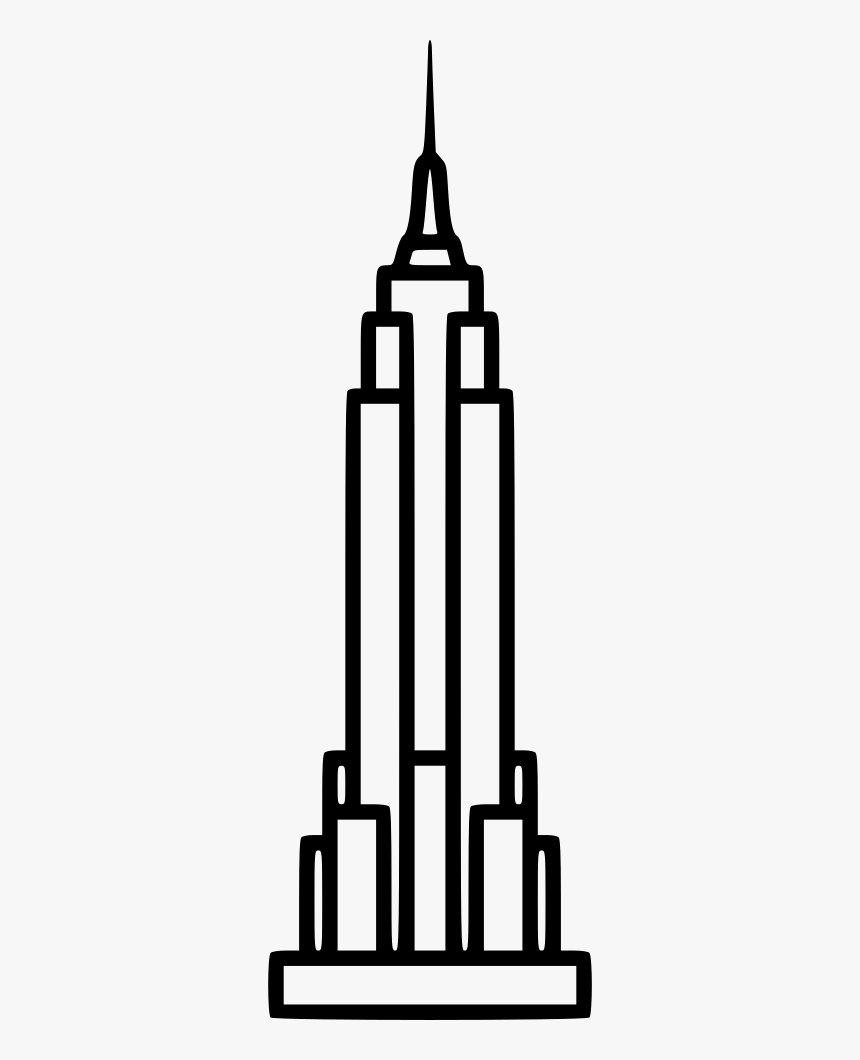 Empire State Building Ol - Drawing Empire State Building, HD Png Download, Free Download