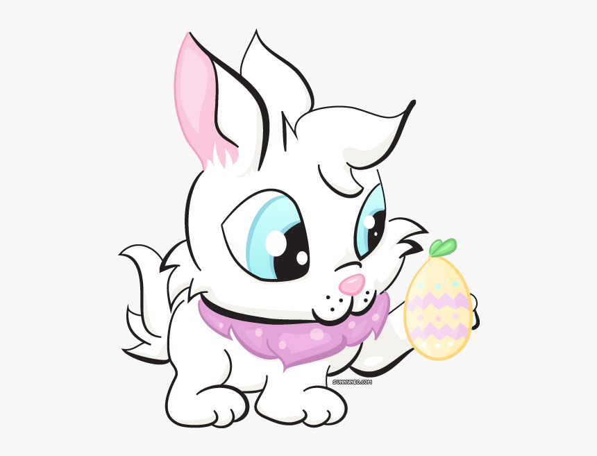 Cybunny Negg Painting - Cartoon, HD Png Download, Free Download