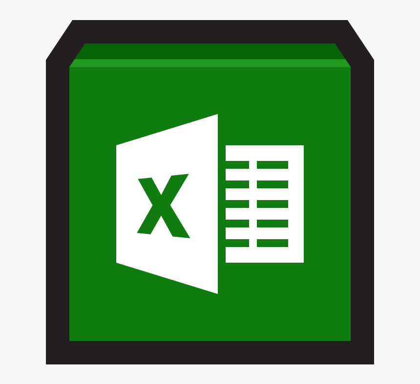 Microsoft Excel Icon - Word Icon Png Windows 10, Transparent Png, Free Download