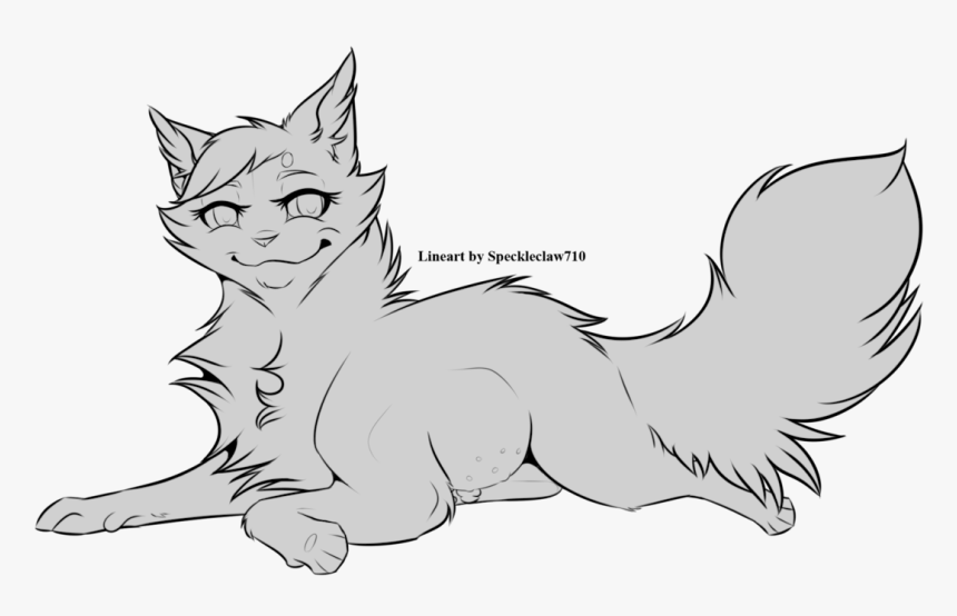 Arcanine Lineart Pregnant For Free Download - Warrior Cats Pregnant Queen, HD Png Download, Free Download