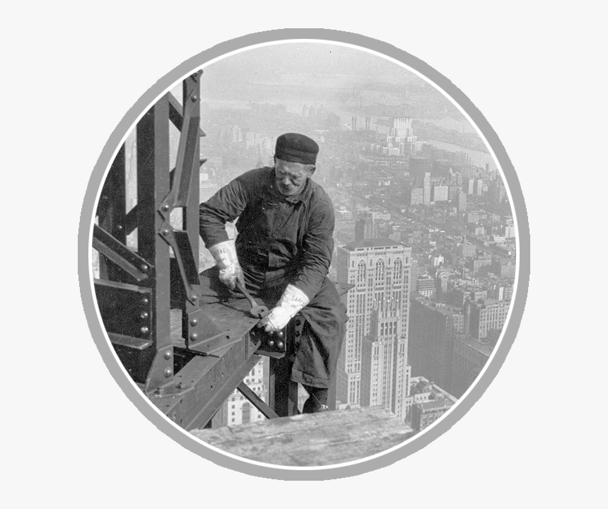 Photograph Of A Workman On The Framework Of The Empire - Empire State Building, HD Png Download, Free Download