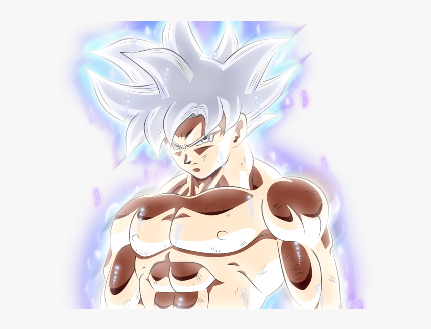 Transparent Ultra Instinct Png - Goku Ultra Instinct Mastered Drawing Easy, Png Download, Free Download