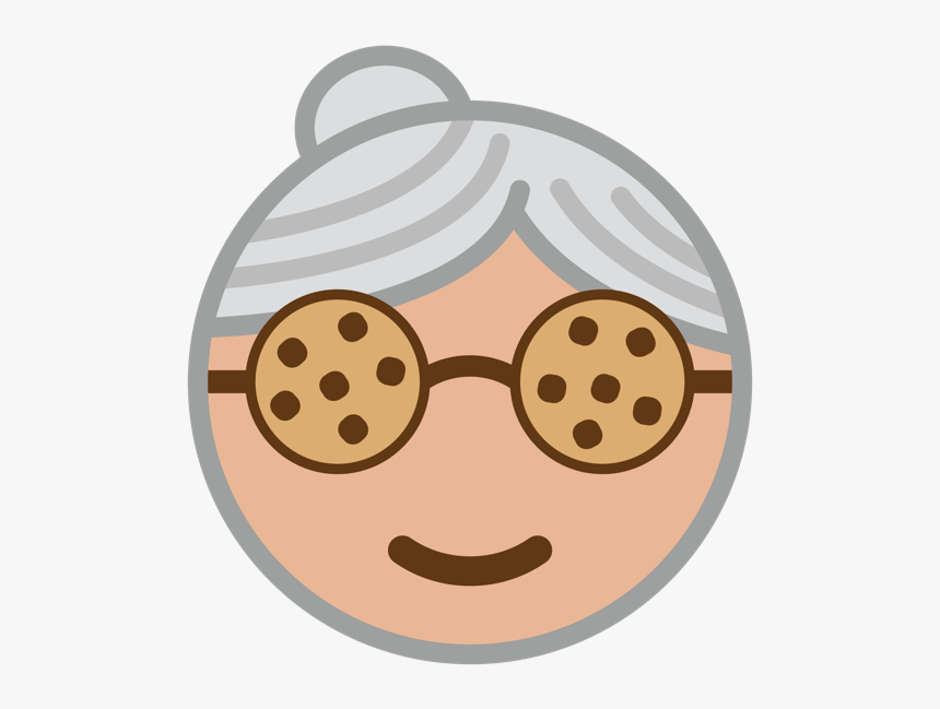 Cookie Grandma Instagramma Cookies Grandma Cookie - Smiley, HD Png Download, Free Download