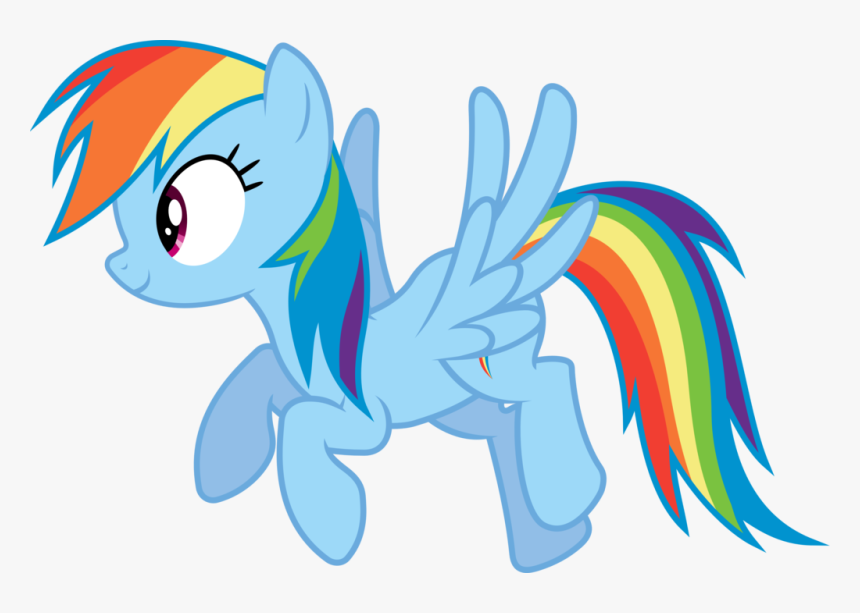 Download Rainbow Dash Flying Png Image For Designing - My Little Pony Transparent, Png Download, Free Download