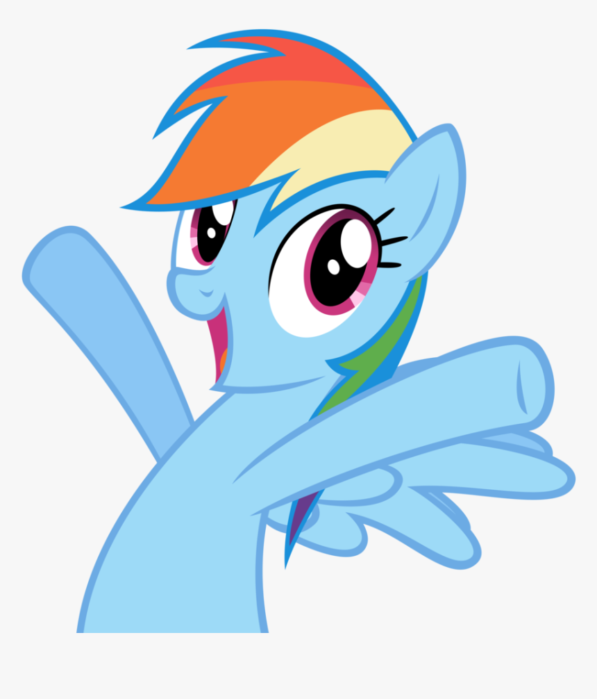 Transparent My Little Pony Birthday Png - Rainbow Dash Png, Png Download, Free Download