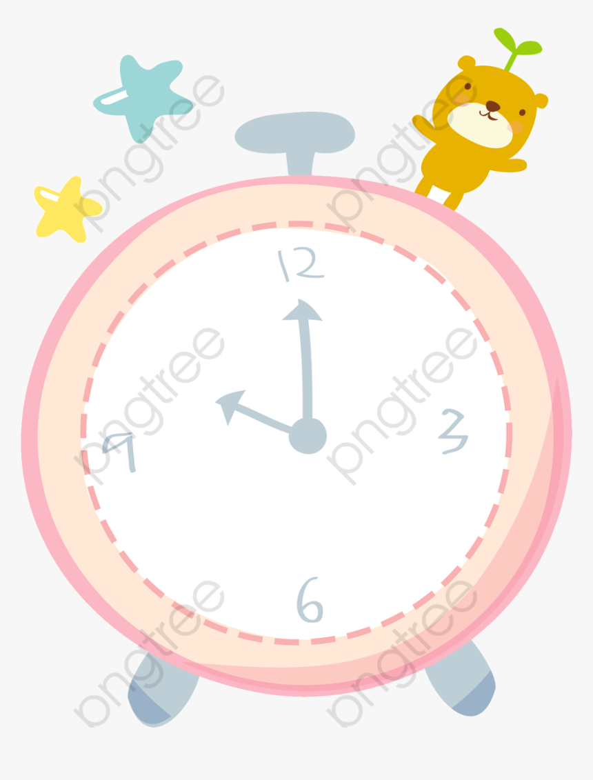 Pink Clipart Category - Wall Clock, HD Png Download, Free Download