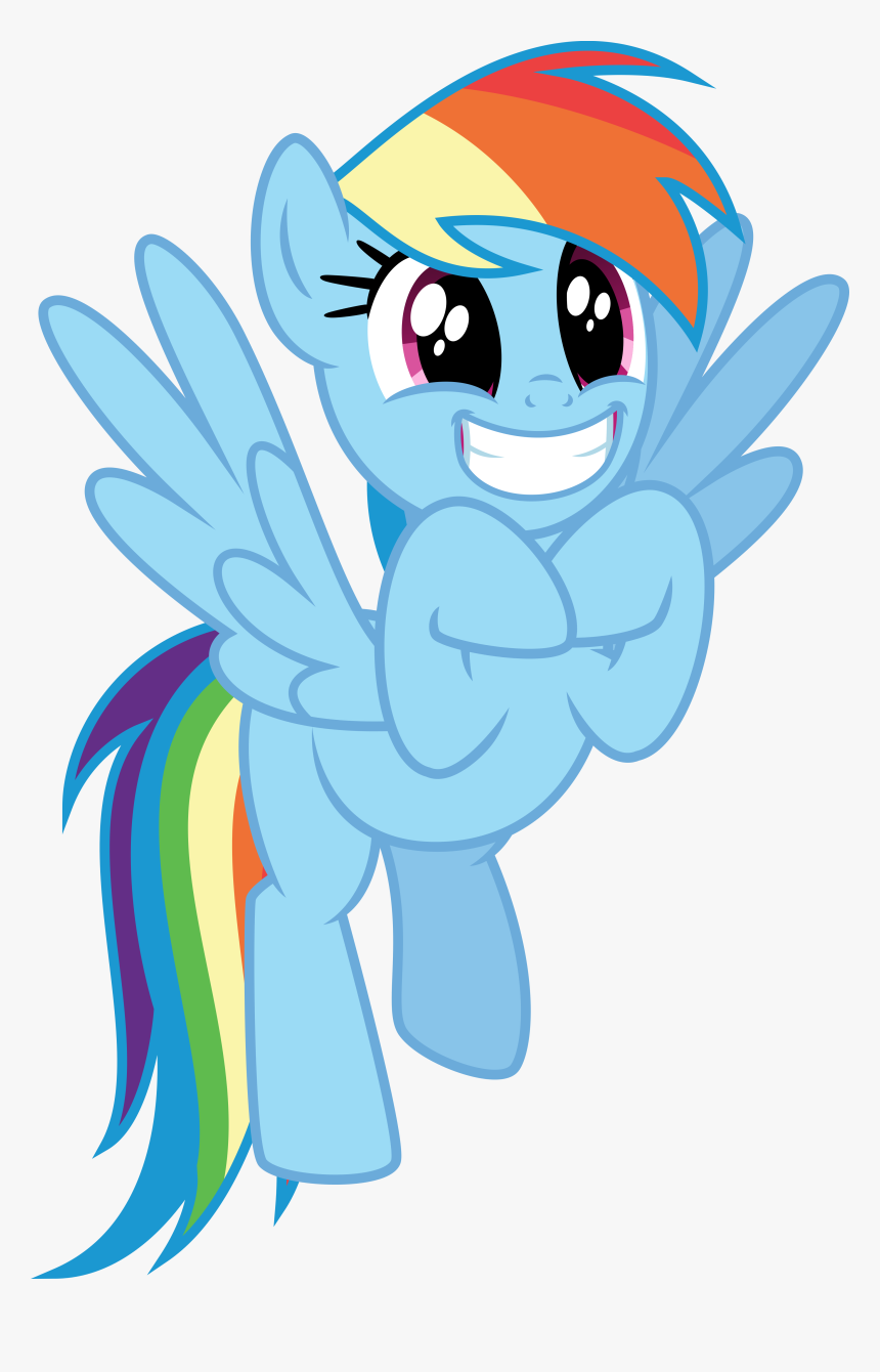 Cartoon,fictional Character,clip Art,mythical Creature,art - Rainbow Dash Png, Transparent Png, Free Download