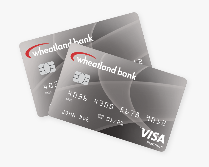 Wheatland Bank Visa Debit And Credit Cards - Visa, HD Png Download, Free Download