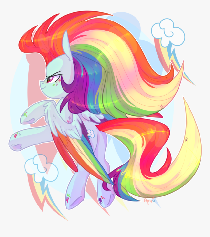 Rainbow Dash - Rainbow Dash Cute Art, HD Png Download, Free Download