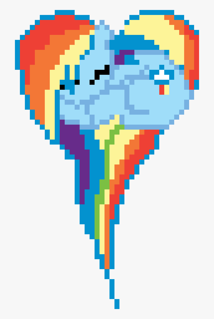 My Little Pony Pixel Heart, HD Png Download, Free Download