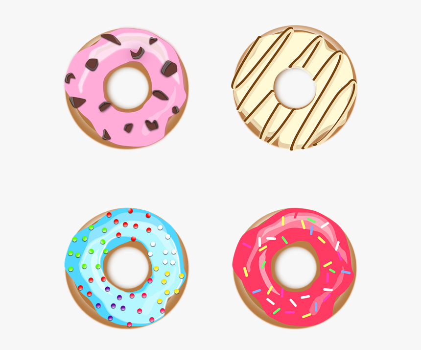 Doughnut, Cakes, Bakery, Vector Doughnut - Doughnut, HD Png Download, Free Download