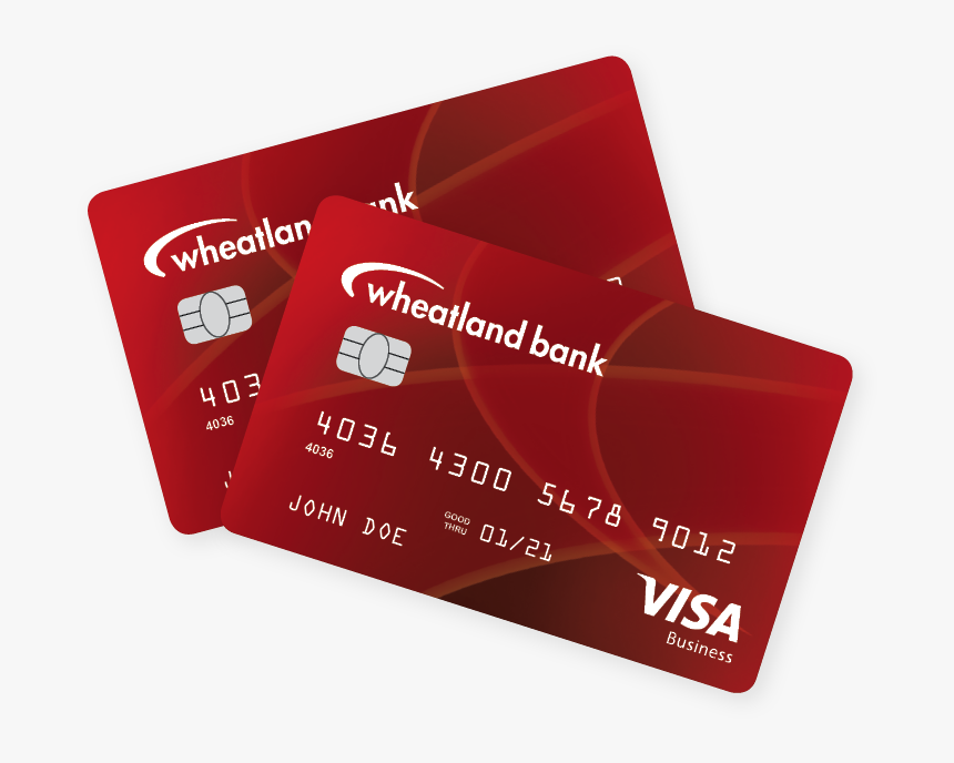 Wheatland Bank Visa Debit And Credit Cards - Graphic Design, HD Png Download, Free Download