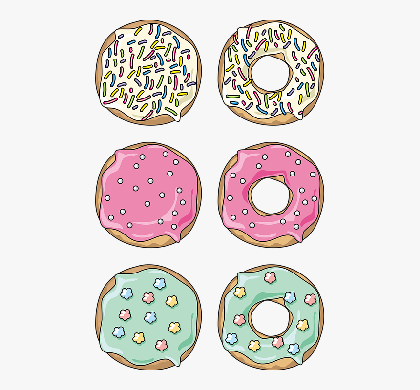 Bud, Donuts, The Cake, Cakes, Pastry Shop, Sweets - Pączki Grafika, HD Png Download, Free Download