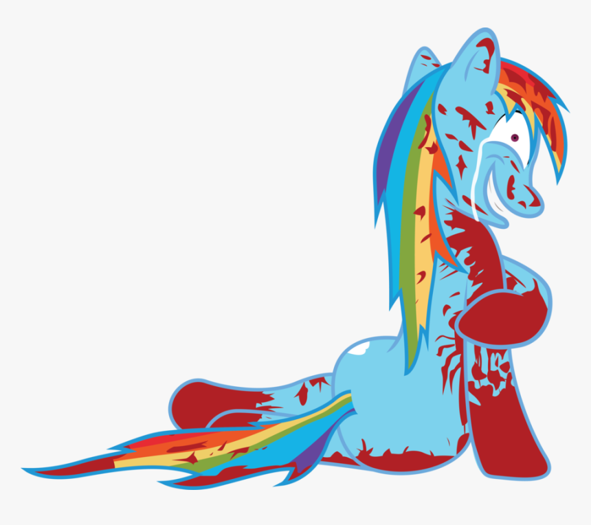 Rainbow Dash Cupcakes Vector By Quanno3-d4fsutg - Rainbow Dash Creepy Pasta, HD Png Download, Free Download