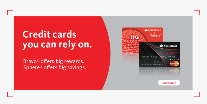 Santander Credit Card - Graphic Design, HD Png Download, Free Download