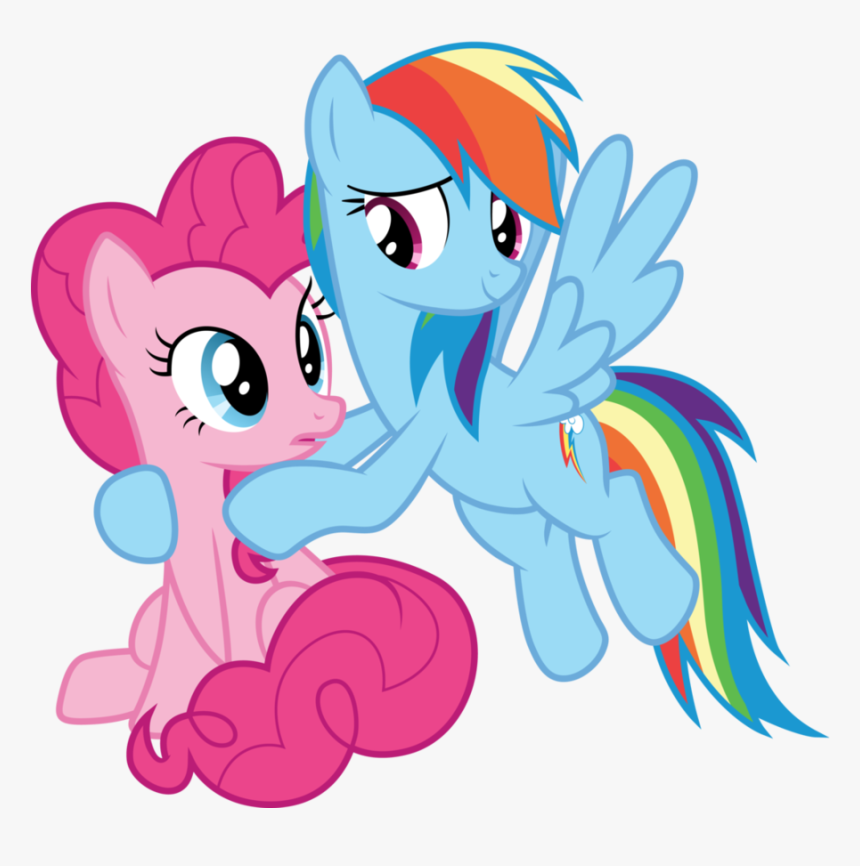 My Little Pony Friendship Is Magic Roleplay Wikia - My Little Pony Pinkie Pie And Rainbow Dash, HD Png Download, Free Download