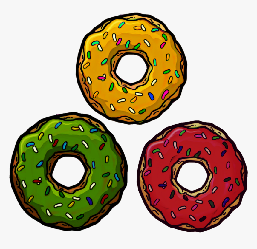 Transparent Donuts Clipart - Simpsons Donut, HD Png Download, Free Download